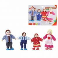 בובות עץ לבית בובות