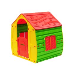 STARPALY בית משחקים קסום Starplay שילוב צבעי יסוד /אדום/ירוק/צהוב