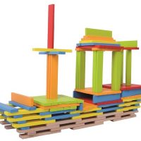 דלי קפלות צבעוני המכיל 200 חלקים