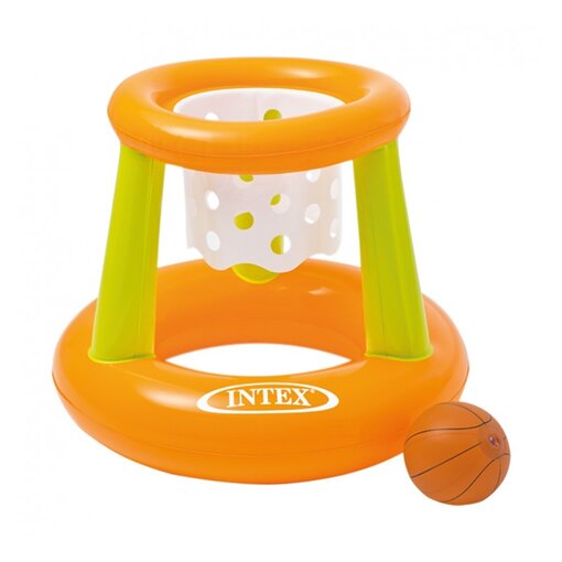 סל כדורסל מתנפח וצף Intex לבריכה – כולל כדורסל מתנפח | 58504