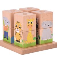 פאזל קובייה חיות מתלבשות