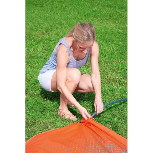 מגלשת מים לחצר לילדים, גליץ' גלאץ' מסלול יחיד 4.88מ' מבית BESTWAY H2OGO דגם 52326 – תמונה 3