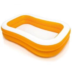 בריכה משפחתית מתנפחת צהובה דגם 57181 מבית INTEX מידות 229X147 גובה 46ס"מ – תמונה 2