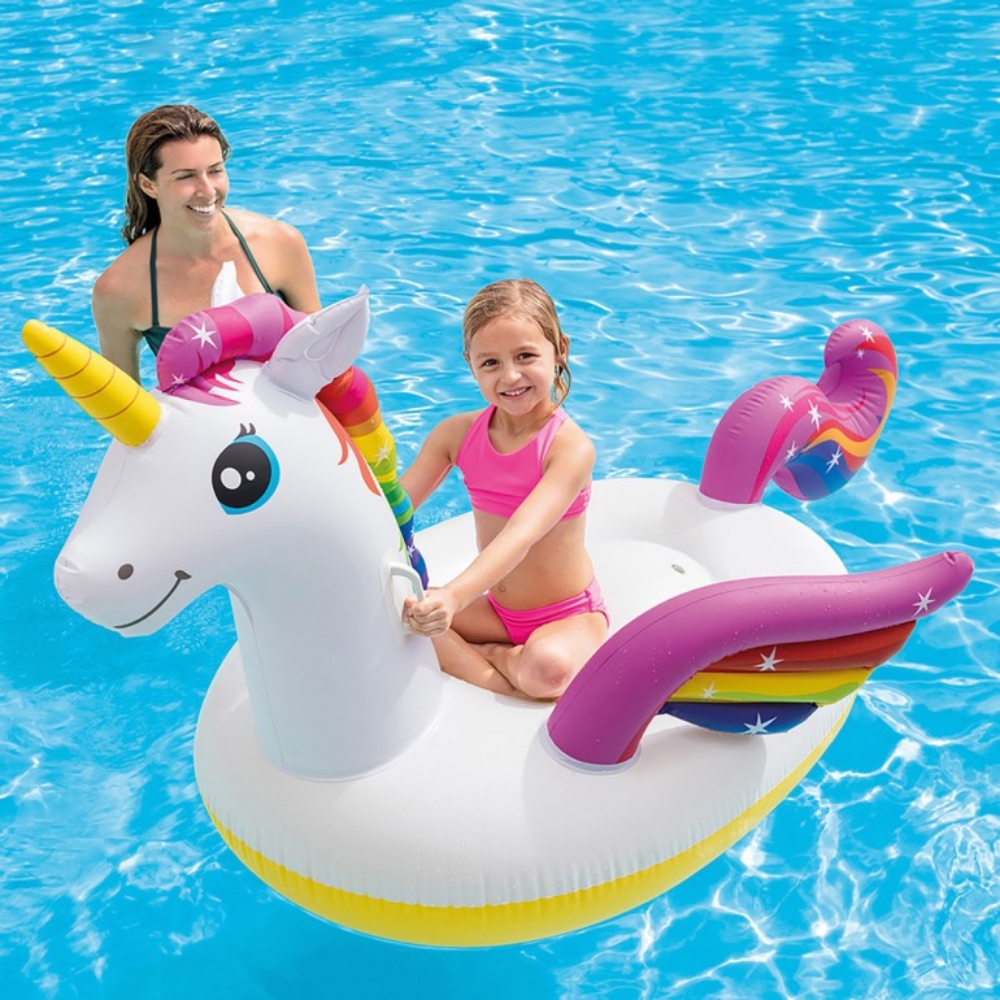 חד קרן מתנפח מעוצב לים ולבריכה לרכיבה דגם 57561 מבית INTEX – תמונה 2
