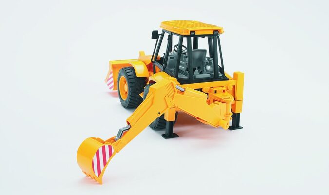 4001702024284 טרקטור דחפור עם שופל JCB 4CX