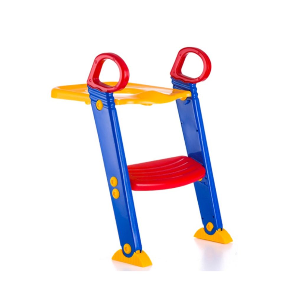 ישבנון - מושב אסלה לילדים עם מדרגה וידיות אחיזה