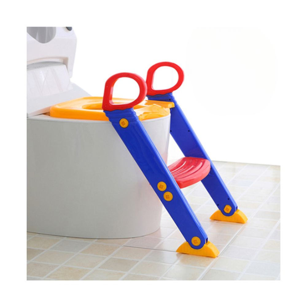 ישבנון - מושב אסלה לילדים עם מדרגה וידיות אחיזה – תמונה 2