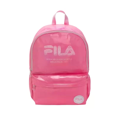 תיק פילה 2 תאים מבית FILA בעיצוב אופנתי בצבע אולטרה - ורוד