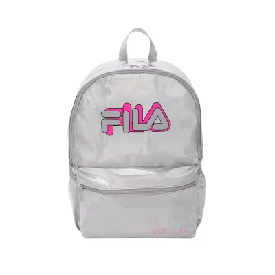 תיק פילה 2 תאים מבית FILA בעיצוב אופנתי בצבע אולטרה כסוף - ורוד