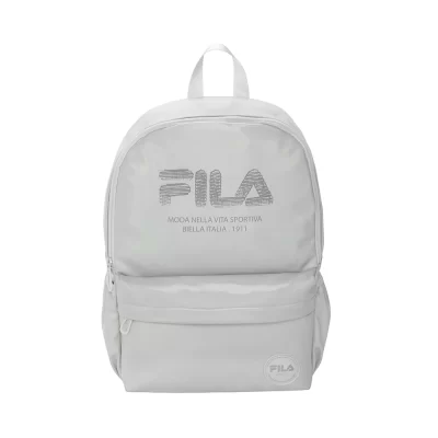 תיק פילה 2 תאים מבית FILA בעיצוב אופנתי בצבע אולטרה - לבן
