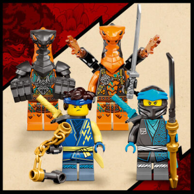 LEGO® NINJAGO®Jay and Nya's Race Car EVO (71776) מכונית המירוץ של ג'אי וניה
