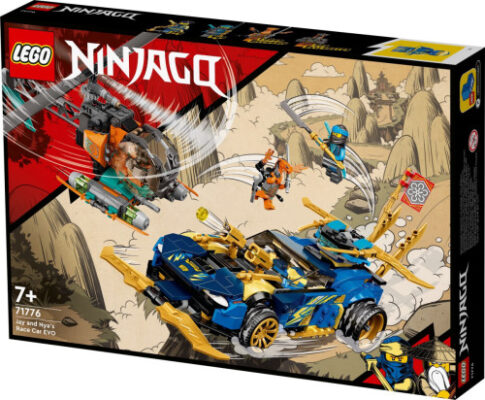 LEGO® NINJAGO®Jay and Nya's Race Car EVO (71776) מכונית המירוץ של ג'אי וניה