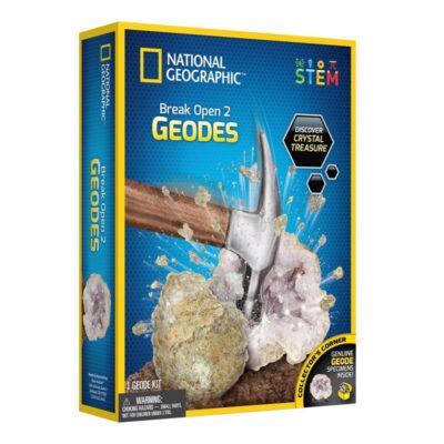 ערכת חציבת קריסטלים 2 גיאודות - National Geographic