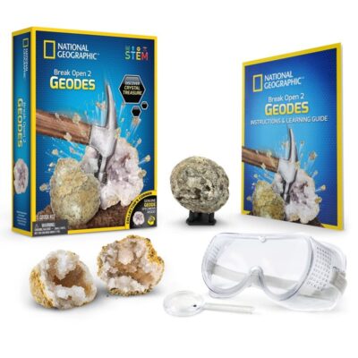 ערכת חציבת קריסטלים 2 גיאודות - National Geographic