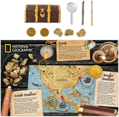 ערכת חפירת אוצר מטבעות זהב - National Geographic