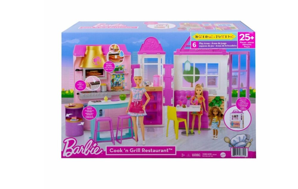 מסעדה נפתחת עם אביזרים מבית ®Barbie