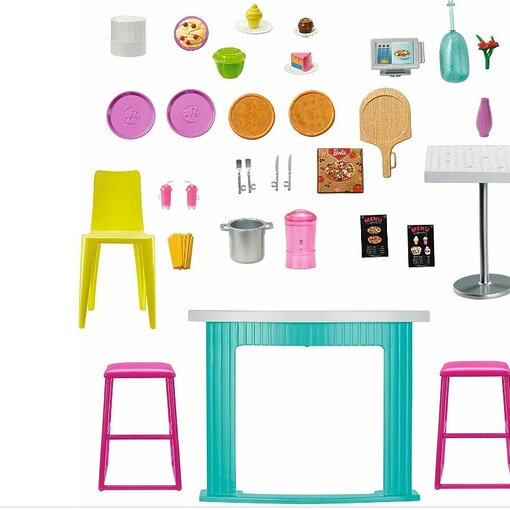 מסעדה נפתחת עם אביזרים מבית ®Barbie