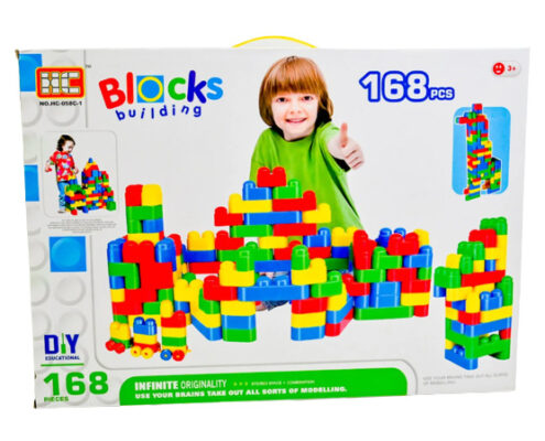 בלוקס ערכת בנייה בקוביות 168 חלקים