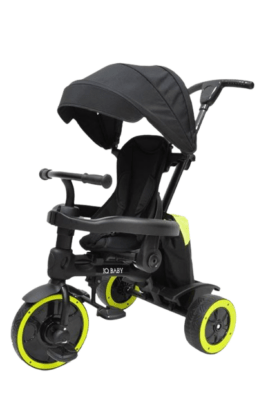 תלת אופן IQ BABY עם גגון מתקפל ותיק אחסון במגוון צבעים לפיתוח שיווי משקל וכישורים גופניים