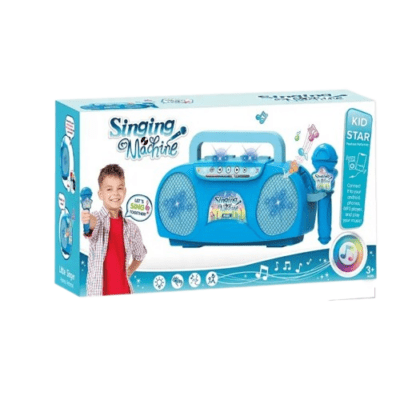 ערכת קריוקי לילדים עם רדיו, מיקרופון ומוזיקה (2)