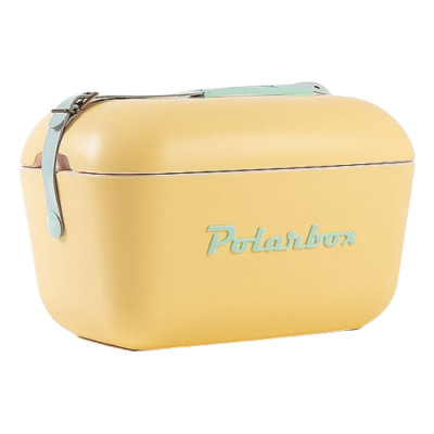צידנית צבעונית Polarbox בצבע צהוב טורקיז ורצועה טורקיז 20 ליטר1