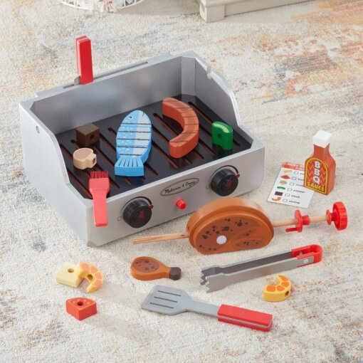 מליסה ודאג - דוכן גריל מנגל נייד מעץ