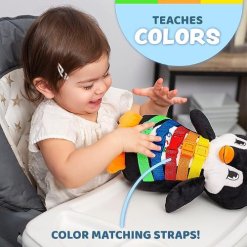 צעצוע התפתחות- בובת פינגווין מבית בקלטוי BUCKLE TOYS (1)