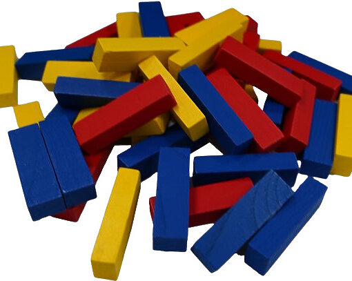 מפולת לבנים צבעוניות בקופסת מתכת (1)