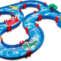 משחק פעילות מים להרכבה מפלסטיק לילדים כולל 64 חלקים למשחק פעילותי ומאתגר במים או חול לפיתוח תיאום עין יד, יצירתיות ודמיון.
