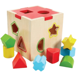 קוביות עץ התאמת צורה (2)