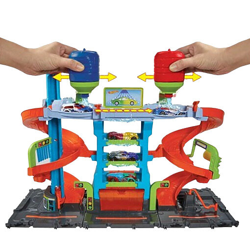 חניון לשטיפת מכוניות מבית Hot Wheels (2)