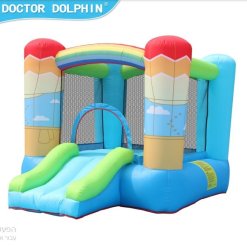 מתנפח ילדים טירת עם תפירה עמידה ועבה במיוחד Doctor Dolphin