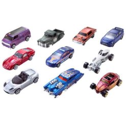1מארז 10 מכוניות Hot Wheels