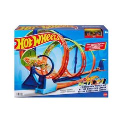 2 מסלול להרכבה עם טוויסט Hot Wheels