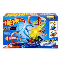 2מסלול להרכבה אתגר הציקלון Hot Wheels