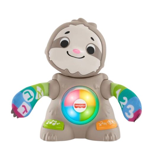 2עצלן בתנועה דובר עברית מבית Fisher Price