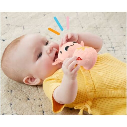 2ערכת מתנה הכוללת 4 צעצועי חושים לתינוקות לחיזוק מוטוריקה עדינה מבית Fisher Price