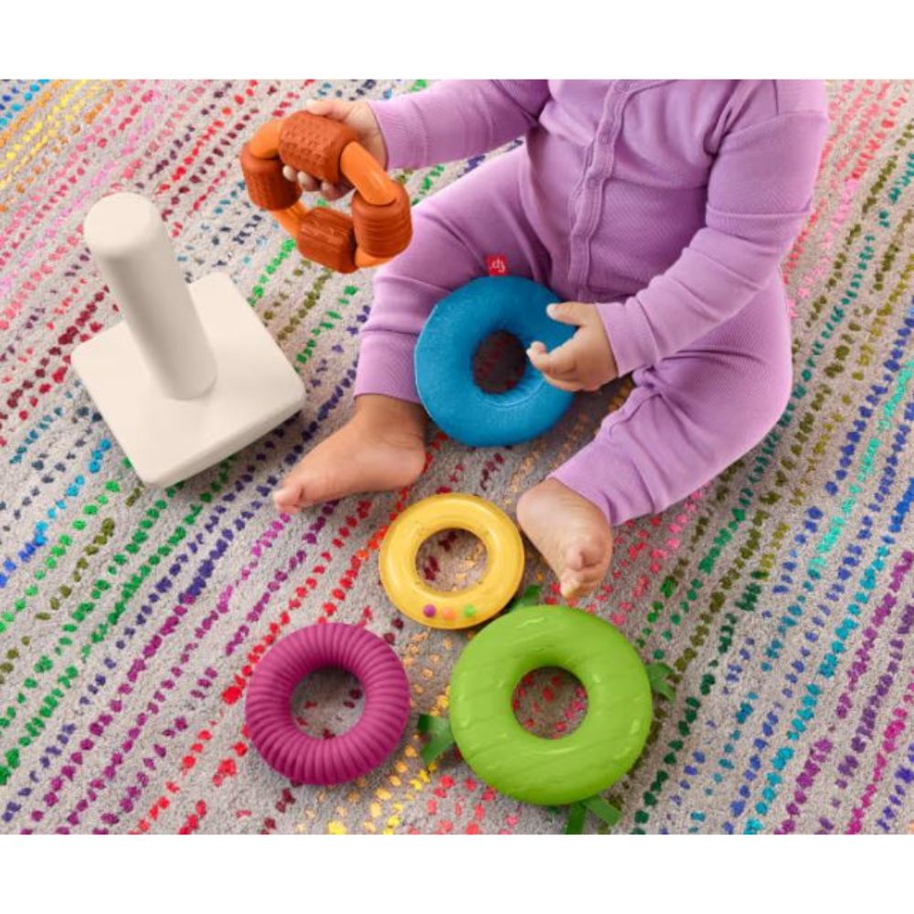 3מערום טקסטורות לתינוקות מבית Fisher Price