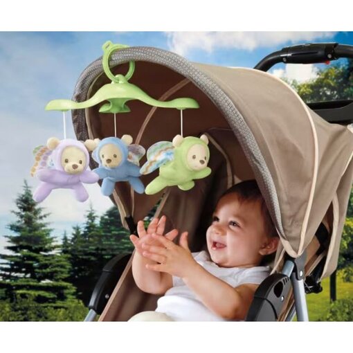 4מובייל פרפרים 3ב1מבית Fisher Price