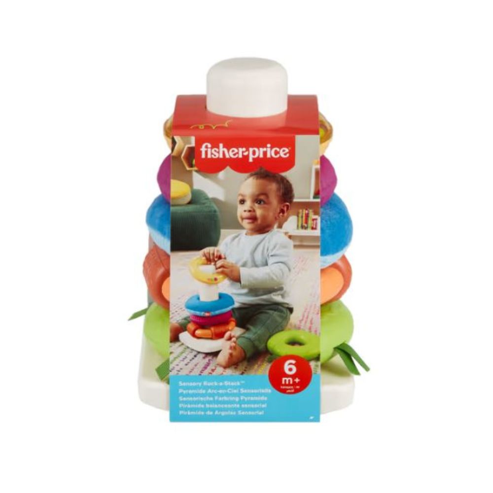 4מערום טקסטורות לתינוקות מבית Fisher Price