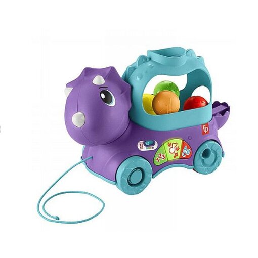 4צעצוע משיכה דינו הדינוזאור מבית Fisher Price