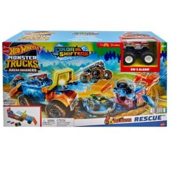 Hot Wheels- הוט ווילס מסלול מכוניות תחנת פיצוץ מונסטר טארק