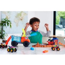Hot Wheels- הוט ווילס מסלול מכוניות תחנת פיצוץ מונסטר טארק 2