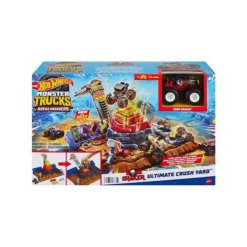 Hot Wheels - משאית מפלצתית מארז חצר הריסוקים