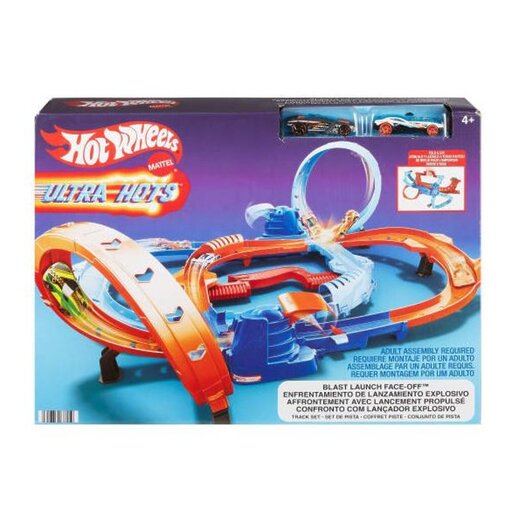 _ הוט ווילס מסלול מכוניות 2 לולאות טורבו אולטרה הוט – HOT WHEELS