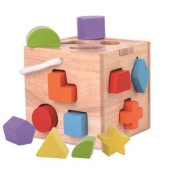 התאמת צורה קוביית עץ Pit Toys
