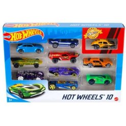 מארז 10 מכוניות Hot Wheels