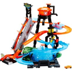 מסלול מכוניות מתקפת התנין – HOT WHEELS