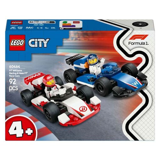 לגו City – מכוניות מרוץ F1® Williams Racing ו- ®F1 האס