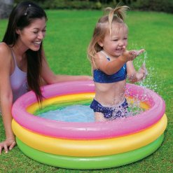 בריכת גלידה מתנפחת תינוקות INTEX עגולה 86*25 ס"מ- 58924